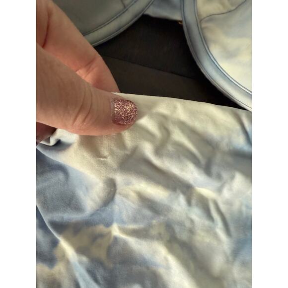 WeWoreWhat Powder Blue Emily Bikini Size Medium - Picture 5 of 6